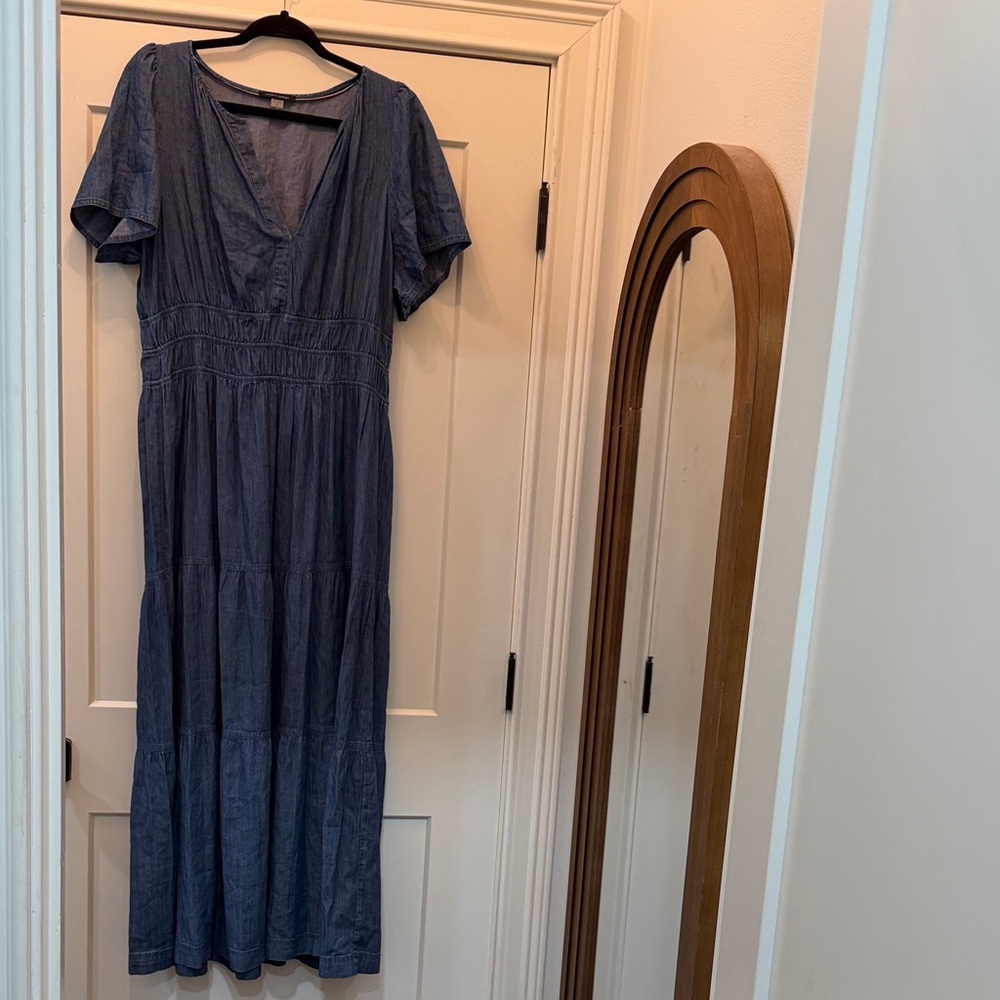 Tommy Hilfiger Denim Blue Maxi Dress